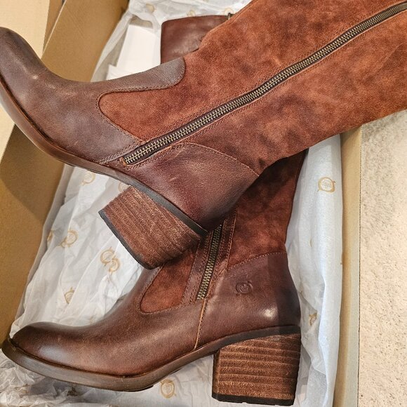 Born Shoes - Born Uchee Extended Calf Tall Boot size 8- NIB